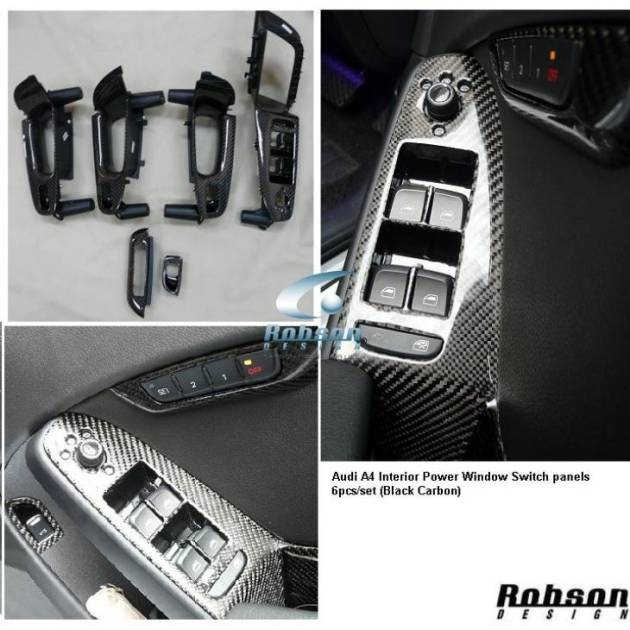 Audi A4 2009-2016 Premium Carbon Power Window Panels *4pcs*(core exchange required)