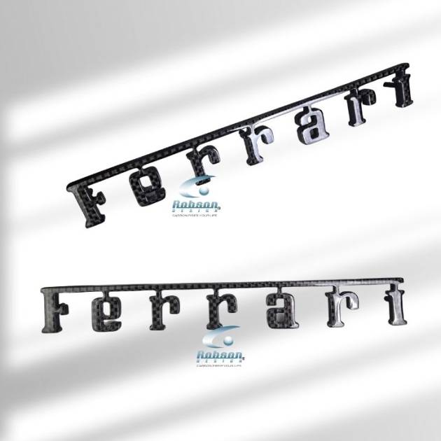 Ferrari 430/599 Premium Plain Carbon Fiber Rear Boot Emblem(core exchange required)
