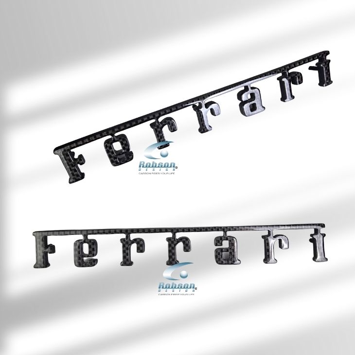 Ferrari 430/599 Premium Plain Carbon Fiber Rear Boot Emblem(core exchange required)