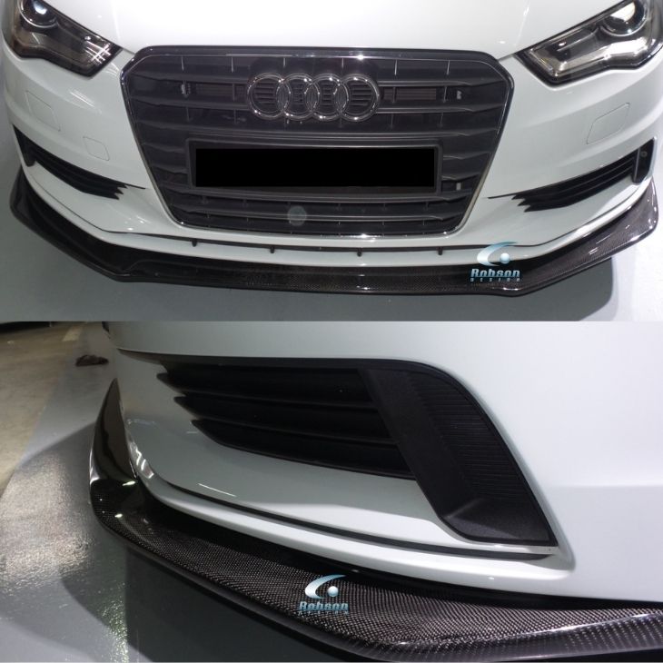 Audi A4 S4 2002-2006 Premium Carbon Fiber Front Lip