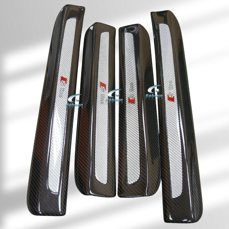 Audi Q7 2007-2015 Premium Carbon Fiber Door Sill Panels *4pcs* (core exchange required) - Image 2