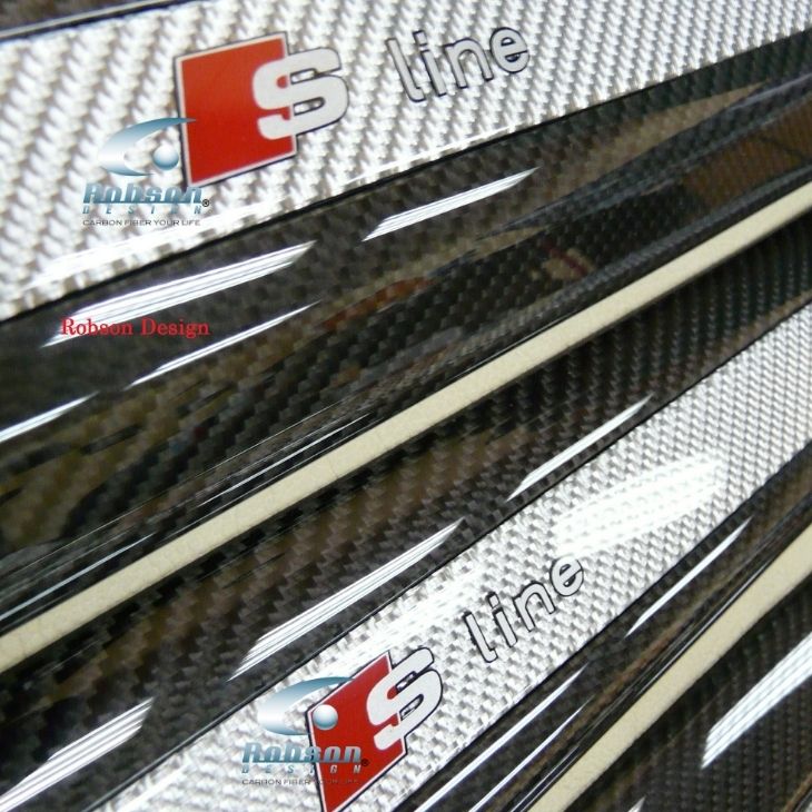 Audi Q7 2007-2015 Premium Carbon Fiber Door Sill Panels *4pcs* (core exchange required) - Image 3