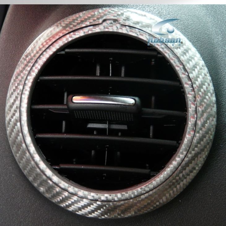 Audi tt Premium Carbon Fiber Aircon Rings *5pcs* (core exchange required) - Image 5