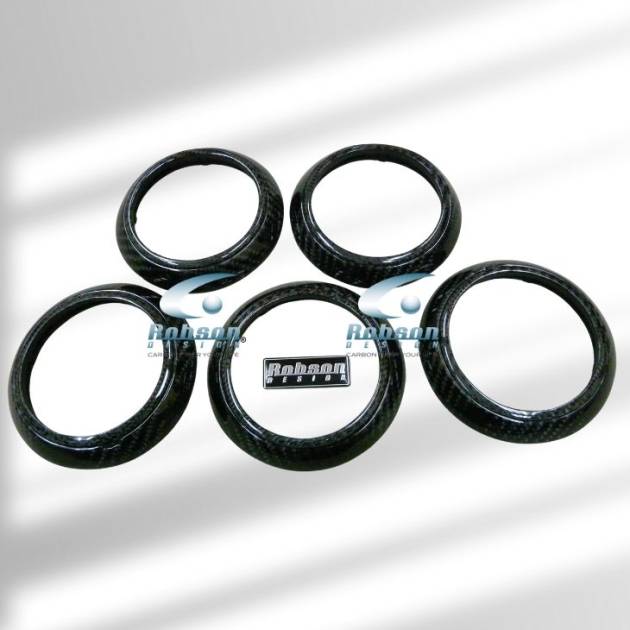 Audi tt Premium Carbon Fiber Aircon Rings *5pcs* (core exchange required)