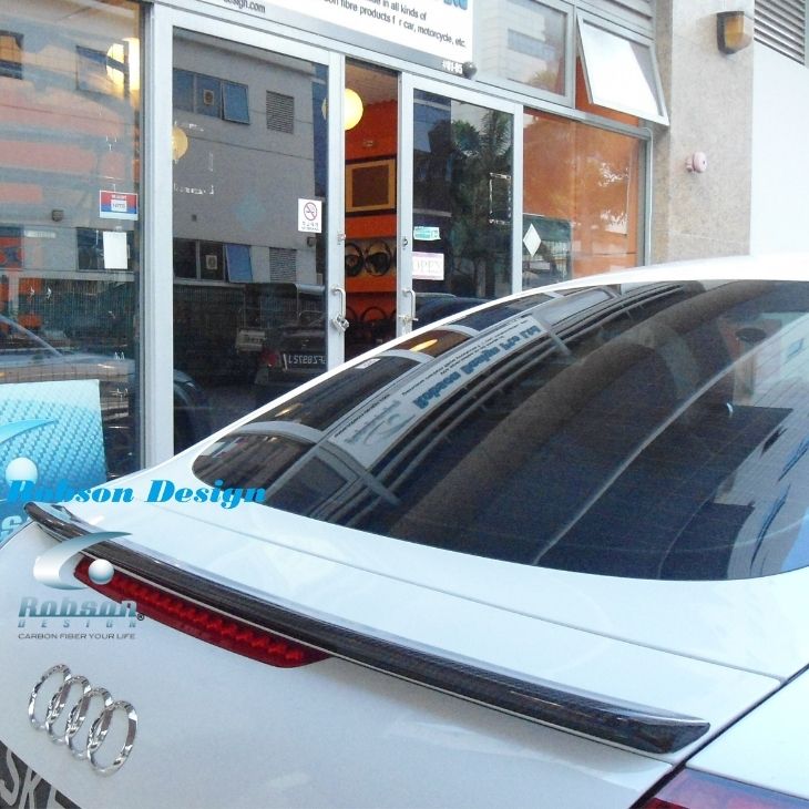 Audi tt Premium Carbon Fiber Rear Boot Spoiler - Image 3