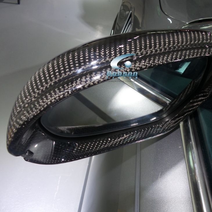 Audi A6 S6 C7 2011-2015 Premium Carbon Fiber Side Mirror Cover *2pcs*(core exchange required) - Image 3