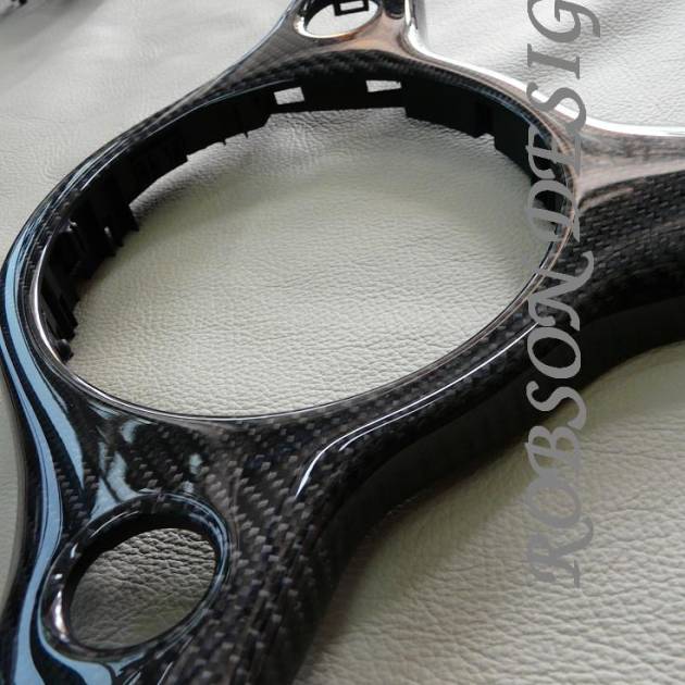 Alfa Romeo 159 Premium Carbon Fiber Steering Wheel Switch Cover (core exchange required)