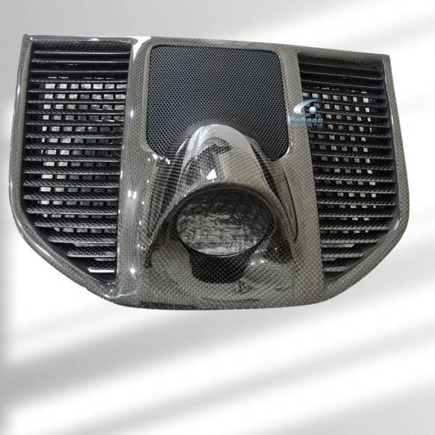 Porsche Cayenne 955 2003-2011 Premium Plain Carbon fiber  Dash Clock w/Upper Bezel Panel (core exchange required)