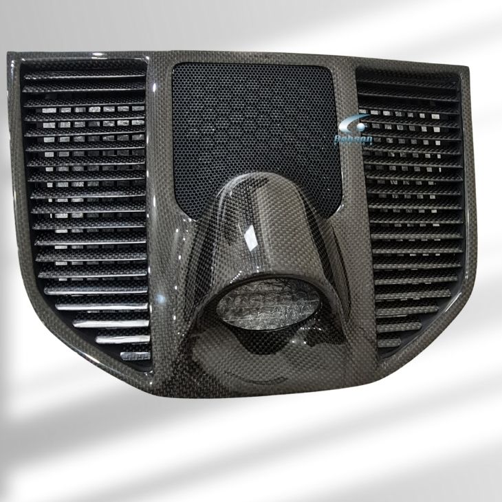 Porsche Cayenne 955 2003-2011 Premium Plain Carbon fiber Dash Clock w/Upper Bezel Panel (core exchange required) - Image 4