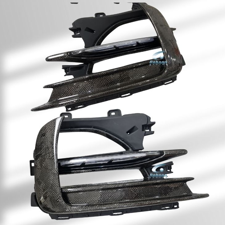 Porsche Cayenne 955 2003-2011 Premium Camouflage Carbon fiber Front Bumper Grill *3pcs*(core exchange required) - Image 3