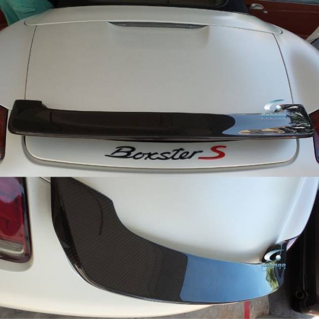 Porsche 997 911 987 Boxster S 2005-2011 Premium Carbon fiber Rear Boot Spoiler (core exchange required)