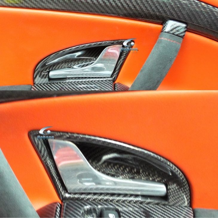 Maserati Gran Turismo MC Stradale Premium Carbon Fiber Door Puller Cover *2pcs*(core exchange required) - Image 3