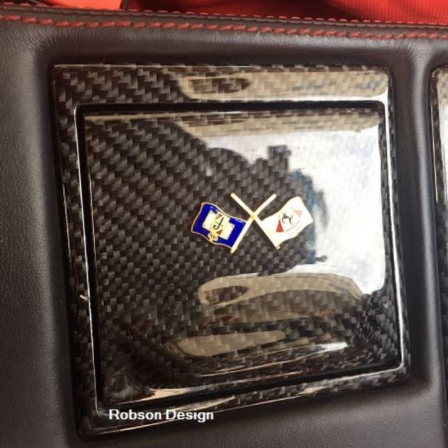 Ferrari 430 Coupe Spider/ Scuderia 2004-2009 Premium Plain Carbon Fiber Ashtray Cover *2pcs*(core exchange required)