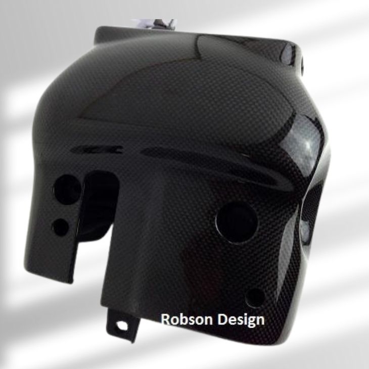 Ferrari 430 Coupe Spider/ Scuderia 2004-2009 Premium Plain Carbon Fiber Steering Wheel Column Under Cover*2pcs*(core exchange required) - Image 2