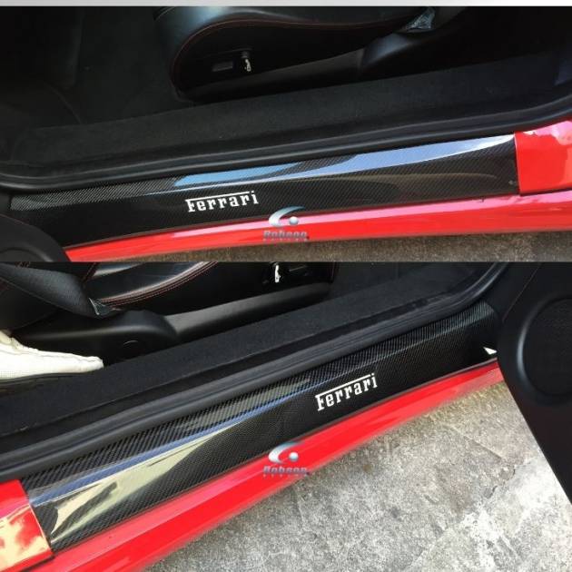 Ferrari 430 Coupe Spider/Scuderia 2004-2009 Premium Plain Carbon Fiber Door Sill Plate (core exchange required)