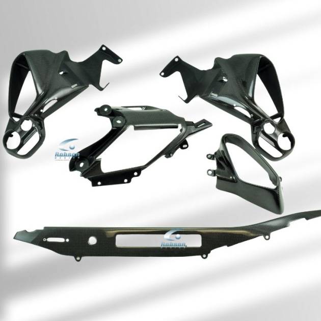 Ferrari 488 GTB Premium Plain Carbon Fiber Dashboard Panels (5pcs) (core exchange required)