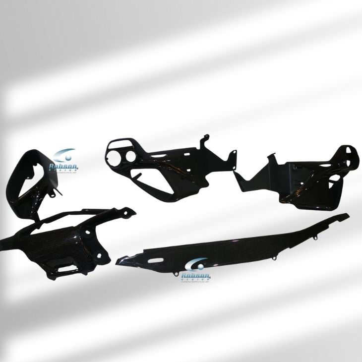 Ferrari 488 GTB Premium Plain Carbon Fiber Dashboard Panels (5pcs) (core exchange required) - Image 3