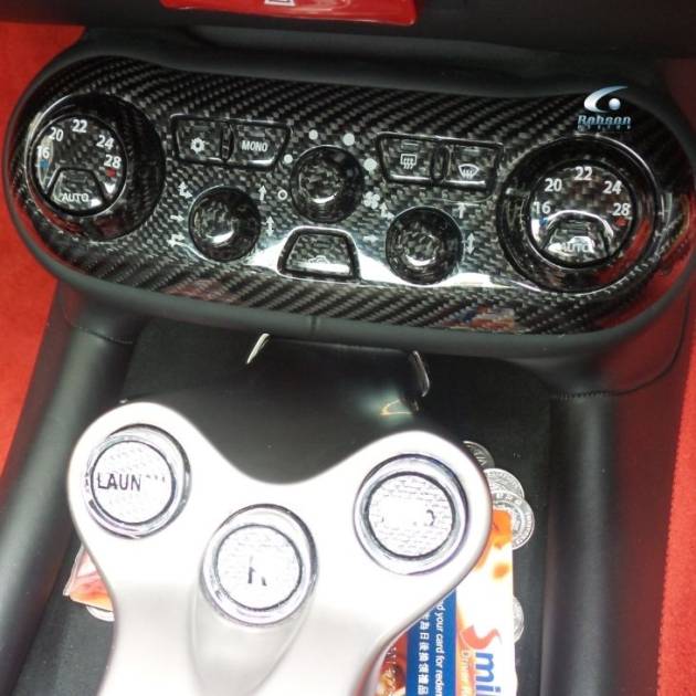Ferrari California Premium Plain Carbon Fiber AC Control Panel Including Buttons(core exchange required)
