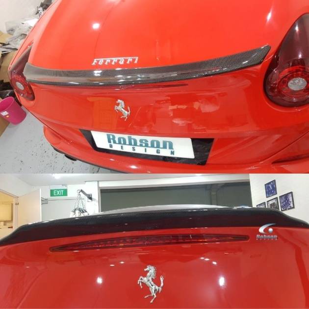 Ferrari California T Premium Carbon Fiber Rear Boot Spoiler