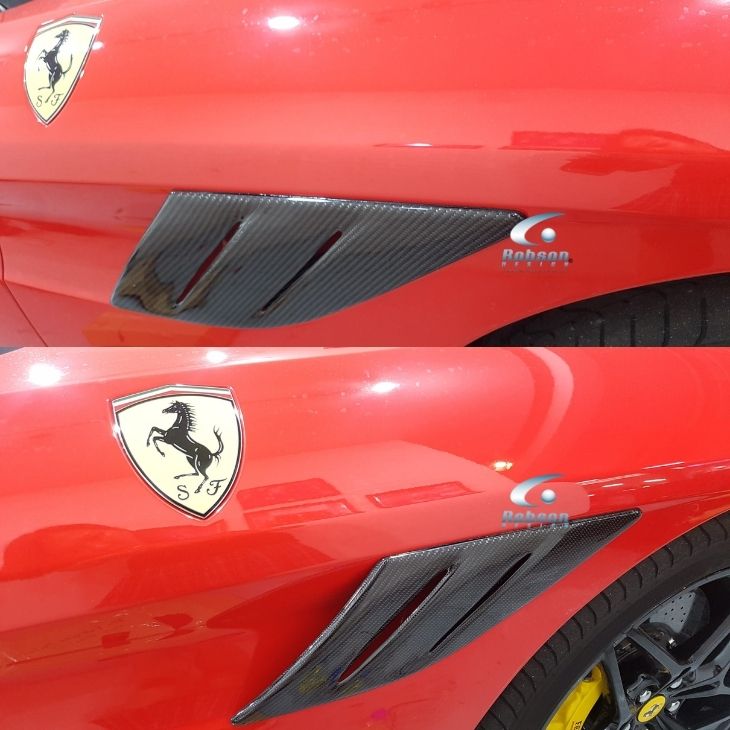 Ferrari California T Premium Carbon Fiber Side Fender Fins *2pcs* - Image 2