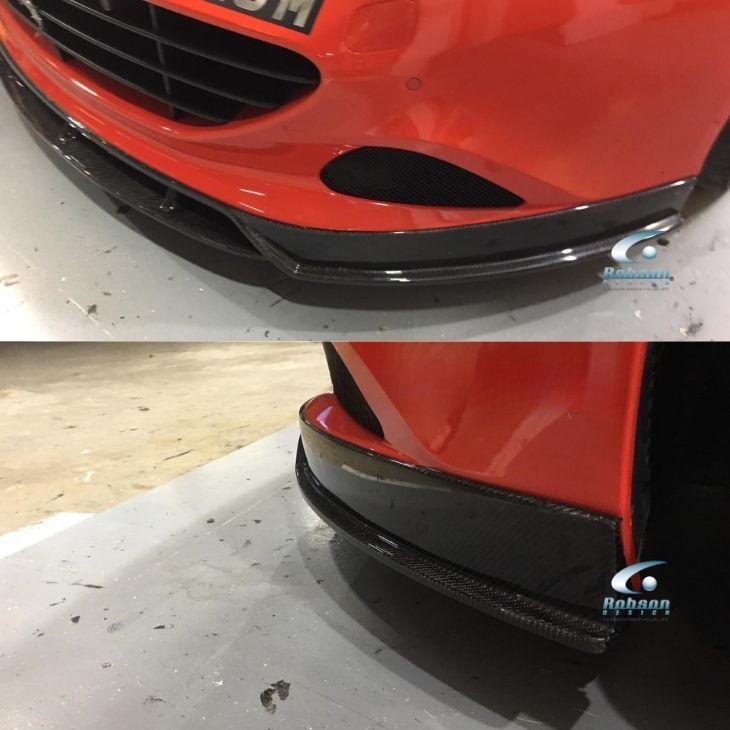 Ferrari California T Premium Carbon Fiber Front Lip - Image 2