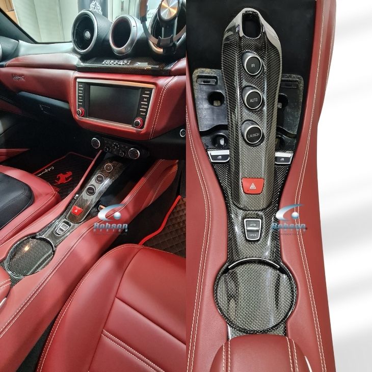 Ferrari California T Premium Plain Carbon Fiber Center Tunnel (core exchange required) - Image 2