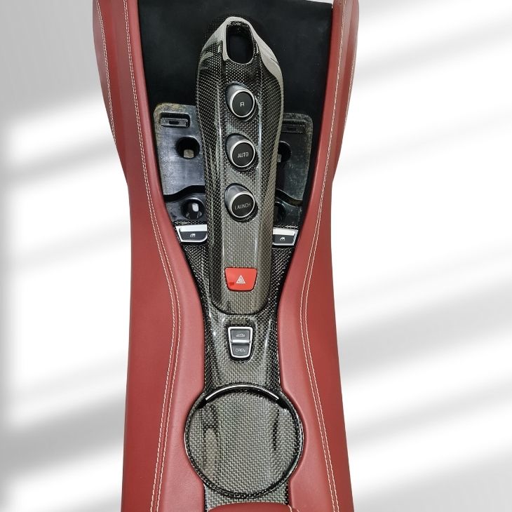 Ferrari California T Premium Plain Carbon Fiber Center Console Panel*2pcs*(core exchange required)