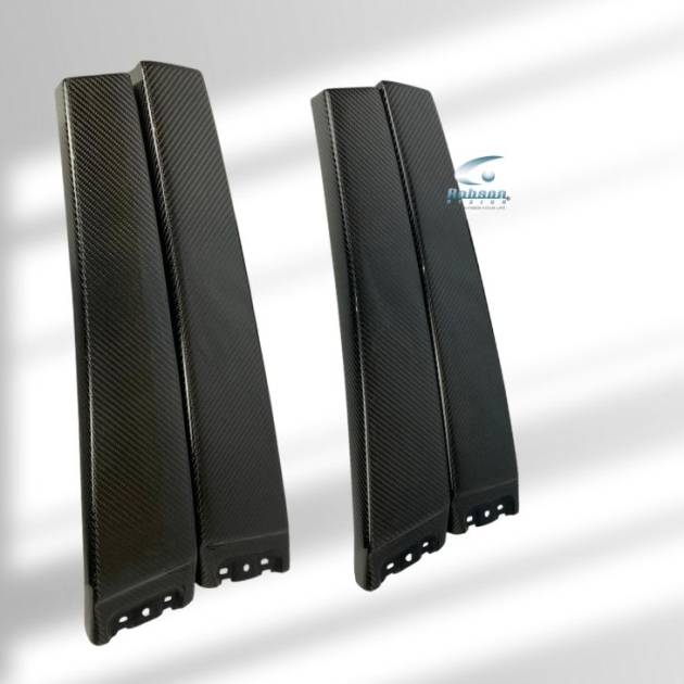 Porsche Cayenne 955 2003-2011 Premium Carbon fiber External Door Pillar Cover *4pcs* (core exchange required)