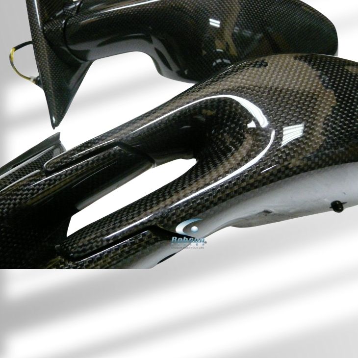 Ferrari 430 Genuine Plain Carbon Fiber Side Mirror Cover set (core exchange required) - Image 3
