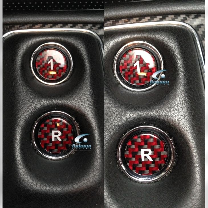 Maserati Gran Turismo MC Stradale Premium Carbon Fiber 1/R Buttons Only - Image 4