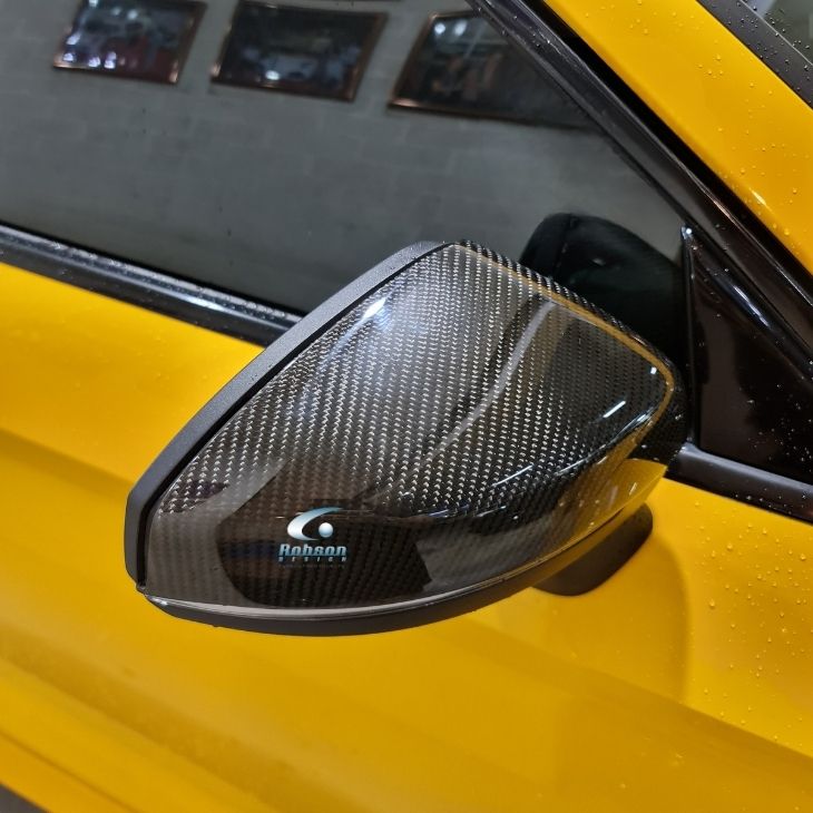 Audi A3 S3 RS3 Premium Carbon Fiber Side Mirror Cover *2pcs*(core exchange required) - Image 3