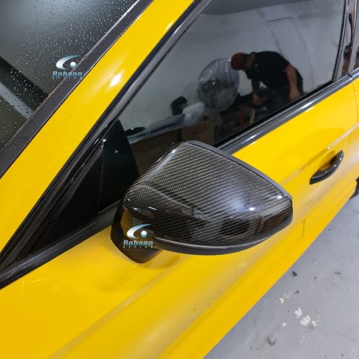 Audi A3 S3 RS3 Premium Carbon Fiber Side Mirror Cover *2pcs*(core exchange required) - Image 2