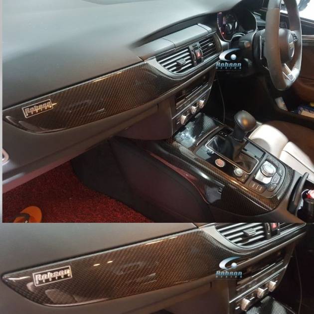 Audi A6 Premium Carbon Fiber Door Triangle Panel *8pcs*(core exchange required)