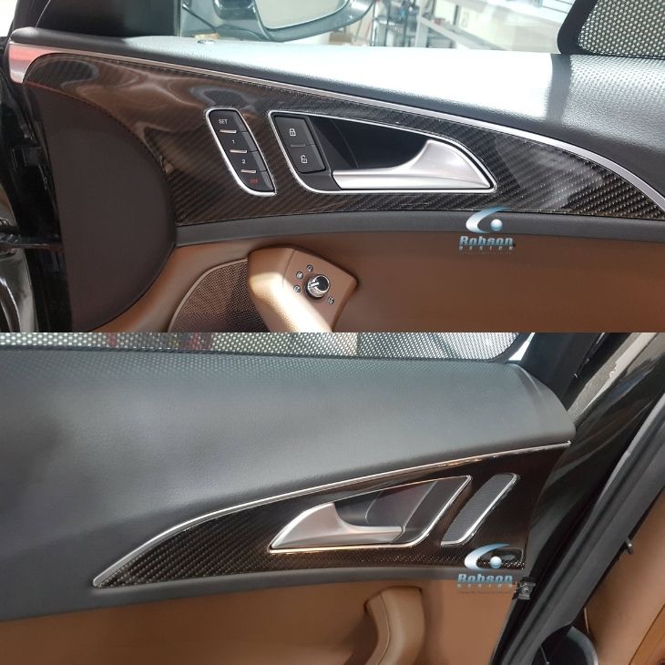 Audi A6 Premium Carbon Fiber Door Triangle Panel *8pcs*(core exchange required) - Image 3