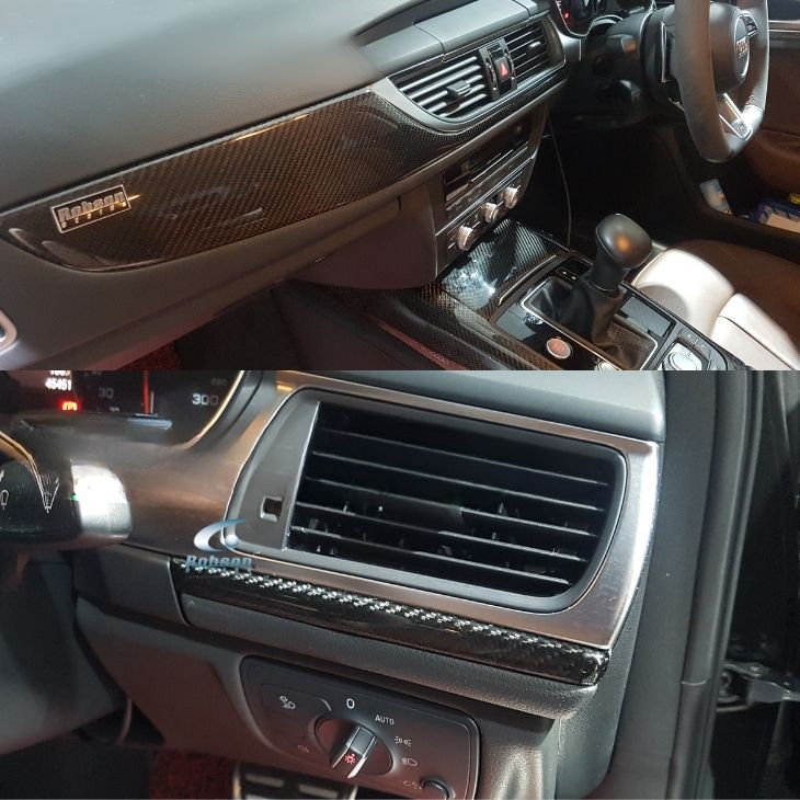 Audi A6 Premium Carbon Fiber Door Triangle Panel *8pcs*(core exchange required) - Image 5