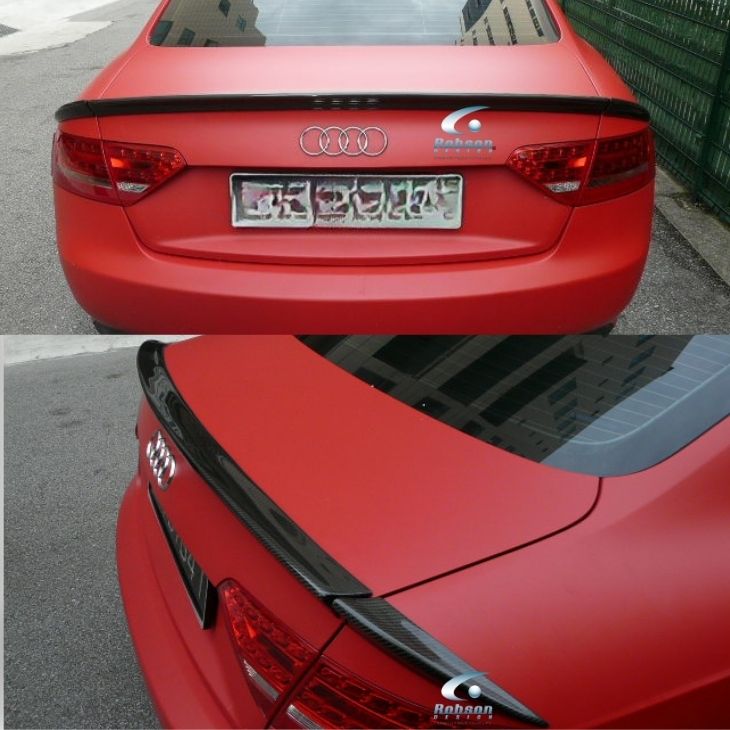 Audi A6 premium Carbon Fiber Rear Boot Spoiler