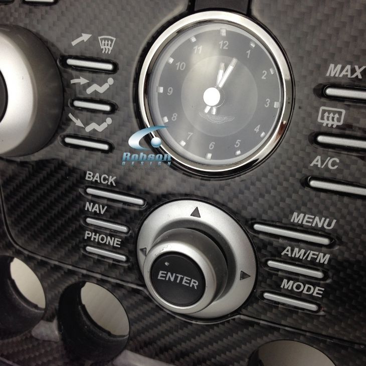 Aston Martin Vantage DB9 Carbon Fiber Audio Panel (core exchange required) - Image 2