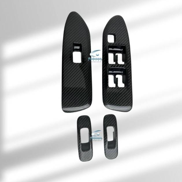 Mitsubishi Evo 8/9 Carbon Fiber Power Window Panels *4pcs* (core exchange required)
