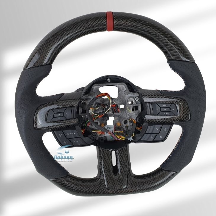 Ford Mustang Genuine Carbon Fiber Steering Wheel (core exchange required)