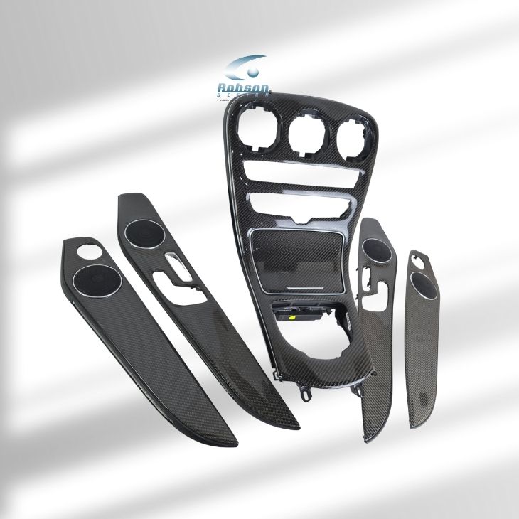 Mercedes Benz C Class W205 GLC Genuine Carbon Fiber Interior Panel Trims *6pcs*2014-2021(core exchange required) - Image 3