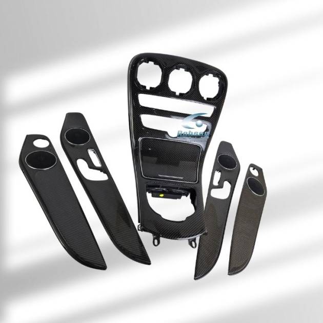 Mercedes Benz C Class W205 GLC Genuine Carbon Fiber Interior Panel Trims *6pcs*2014-2021(core exchange required)