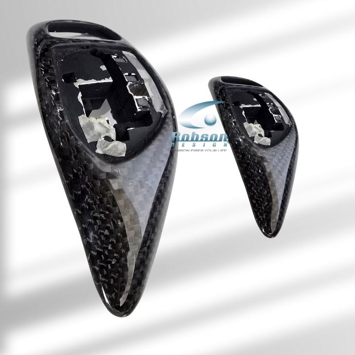 BMW 5 Series F10 Premium Carbon Fiber Gear Knob Cover(core exchange required) - Image 2