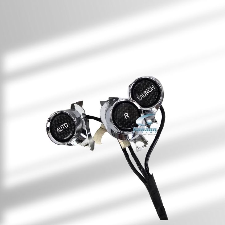 Ferrari California F149 Premium Plain Carbon Fiber Gear Buttons *3pcs* 2011-2015(core exchange required) - Image 4