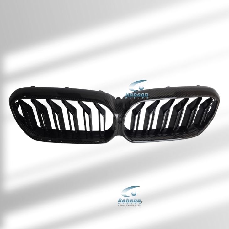 BMW 5 Series G30 Premium Carbon Fiber Front Grill (facelift) (core exchange required) - Image 2