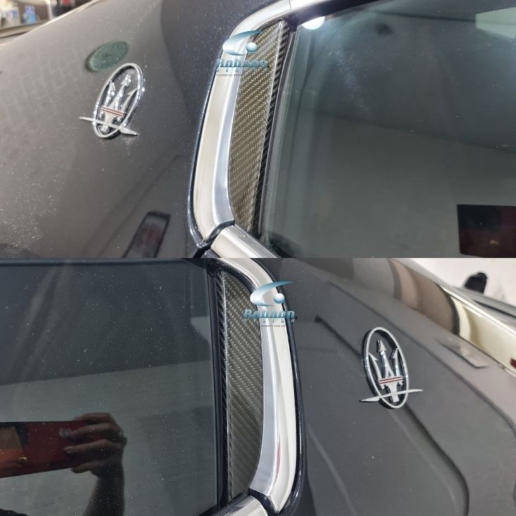 Maserati Ghibli Premium Carbon Fiber Door Pillar *2pcs* (after market)