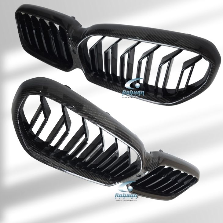 BMW 5 Series G30 Premium Carbon Fiber Front Grill (facelift) (core exchange required) - Image 3