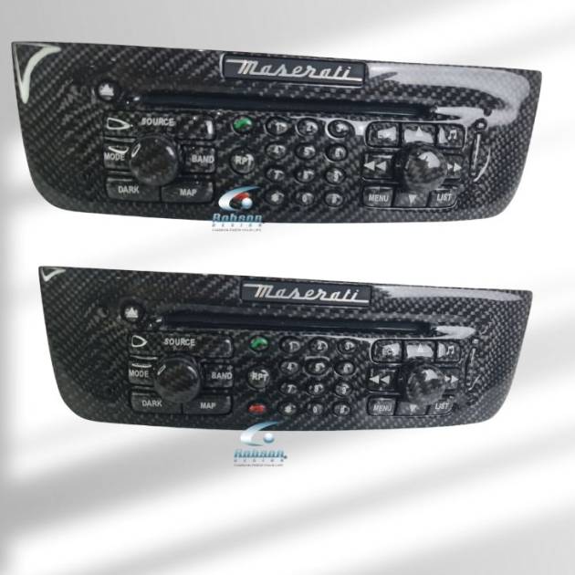Maserati GranTurismo Mc Stradale Premium Carbon Fiber CD Player Control Panel with button(core exchange required)