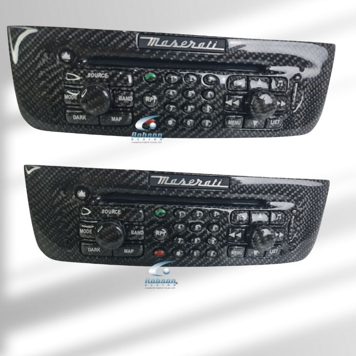 Maserati GranTurismo Mc Stradale Premium Carbon Fiber CD Player Control Panel with button(core exchange required)