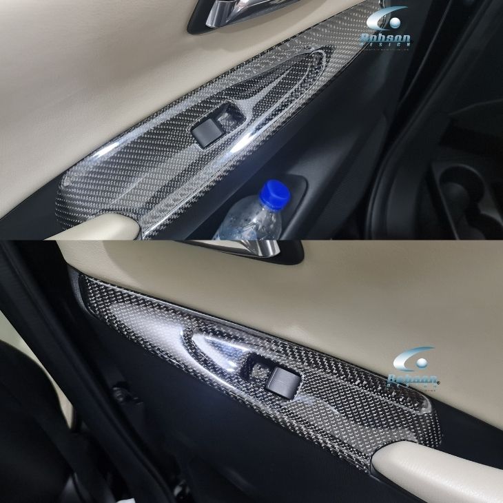 Mazda 2 Premium Carbon Fiber Power Window Panels *4pcs* (core exchange required) - Image 2