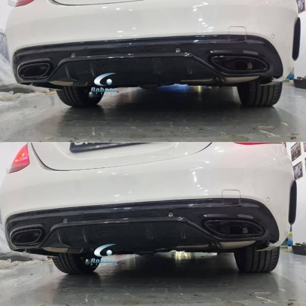 Mercedes C Class W205 Genuine Carbon Fiber Rear Diffuser (core exchange required)